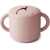 Image de Mushie Baby Snack Cup tasse pour le goûter Blush 1 pcs