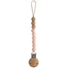 Image de Mushie Eva attache tétine Blush 1 pcs