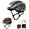 Image de Lumos Casque Ultra Smart | Casque de Vélo | Feux Avant et arrière (LED) | Clignotants | Feux Stop | Connexion Bluetooth | Adulte: Homme, Femme (Gris cendré, Size : S) MIPS