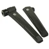 Image de SILCA EOLO Leviers 2 en 1   Démonte-pneus combinés en aluminium noir et gonfleur de CO2   Démonte-pneus de vélo compatibles Presta et Schrader et outil de démontage   Tournez pour gonfler