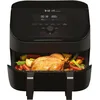 Image de Instant Vortex Plus VersaZone - Friteuse sans Huile 8-en-1 avec Fonctions Friteuse à Air, Pâtisserie, Plats Rôtis, Grill, Déshydrateur, Chauffe-Plat - Capacité Extra Large - 1700W, Noir