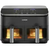 Image de Cosori Doppel-Heißluftfritteuse CAF-R901-AEU Friteuse à air chaud 8.5 l 1,75 kW fonction grill noir, argent