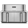 Image de Cosori Iconic Dual Air Fyrer Acier Inoxydable 8,6L Double Panier