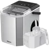 Image de Silonn Machine à glaçons portable avec poignée de transport, machine à glaçons autonettoyante avec panier et pelle, 9 cubes en 6 minutes, 12 kg par jour, idéale pour la maison, la cuisine, le camping,
