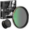 Image de PolarPro - Vario VND - 49 mm - 2-5 Stops - Édition Mist II - Peter McKinnon - sans vignettage - Mécanisme haptique - Idéal pour la vidéographie/réalisation Run-and-Gun