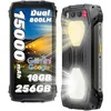 Image de Blackview BV7300 Téléphone Portable Incassable, 15000mAh/538g Smartphone Incassable Android 14, 18Go+256Go/TF 2To, 50MP+20MP Vision Nocturne, 700Nits Telephone, NFC/Fingerprint/Double Lampe de Camping