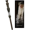 Image de The Noble Collection Harry Potter Albus Dumbledore Wand Pen and Bookmark - 9in (23cm) Stationery Pack - Officially Licensed Film Set Movie Props Wand Gifts