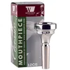Image de DENIS WICK Embouchure Classic pour trombone, plaquée argent, 5880-12CS - Conception de type V pour un son précis et une réponse fluide - petite tige pour une articulation claire - 24,7 x 6,5 x 6,1 mm