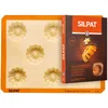 Image de Silpat Moule 8 Mini-Cakes Striés   Patisserie, Kouglof, Flan - Cuisson Uniforme, Démoulage Parfait   Silicone Antiadhésif   Résistant, Réutilisable   Qualité Professionnelle, Format Idéal