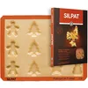 Image de Silpat Moule Noel 12 Empreintes   Gateau, Biscuit, Chocolat - Pâtisseries Festives, Créatives   Silicone Antiadhésif, Qualité Professionnelle   Cuisson Optimale, Démoulage Facile   Format Polyvalent