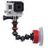 Image de JOBY Ventouse et Bras Flexible GorillaPod, pour GoPro, Caméras d'Action, Smartphone, Verrouillage par Rotation, Noir/Rouge JB01329-BWW