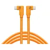 Image de TetherPro Datenkabel USB-C an USB-C (Orange, 2 x rechtsgewinkelt, 4,6 m)