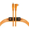 Image de TetherPro Optima 10 Gbit/s Gen 2 USB-C, 4,6 m, droit à droite, haute visibilité Orange