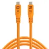Image de Tether Tools TetherPro Optima Câble de transfert de données USB 10 G 1,8 m Droit vers Droit Orange