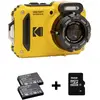 Image de Kodak Pixpro WPZ2 + 2 Akku + microSD Bundle Appareil photo numérique 15 Mill. pixel Zoom optique: 4 x jaune avec accu, flash, carte mémoire stabilisation