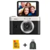 Image de Kodak PixPro C1 Appareil photo numérique compact avec écran rotatif à 180 ° et carte SD 16 Go - Noir