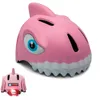 Image de Crazy Safety Casque de vélo pour Enfants | Casque Enfants 2-7 Ans pour vélo, Skateboard, Cyclisme, vélo de Course, Trottinette, Rollers | Casque 3D Animalier léger et Ajustable 49-55 cm (Requin Rose)