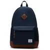 Image de Herschel Heritage  Backpack, Navy/Tan