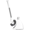 Image de simplehuman BT1083 brosse WC, acier inoxydable + plastique blanc