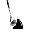 Image de simplehuman BT1084 brosse WC, acier inoxydable + plastique noir