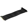 Image de Corsair Premium PCIe 4.0 x16 Extension Cable 300 mm - Blindage EMI - Connecteur Femelle PCIe 90° - Fonctionne avec La Plupart des Systèmes PCIe 3.0 - Noir