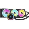 Image de CORSAIR iCUE Link H150i RGB Liquid CPU Cooler - 360mm AIO - Ventilateurs QX120 RGB - Convient à Intel® LGA 1700, AMD® AM5 - Hub Système iCUE Link Inclus - Noir