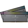 Image de CORSAIR Dominator Titanium RGB DDR5 RAM 32Go (2x16Go) Jusqu'à 6000MHz CL30 AMD Expo Intel XMP 3.0 Mémoire pour Ordinateur de Bureau - Gris (CMP32GX5M2B6000Z30)