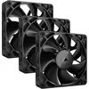 Image de Corsair iCUE Link RX120 Ventilateurs 120mm PWM avec Hub Système iCUE Link - Roulement à Dôme Magnétique - Triple Pack - Noir