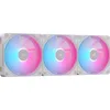 Image de CORSAIR iCUE Link LX120 RGB 120 mm PWM Ventilateurs Paquet Triple   Double Boucles Lumineuses   Inclut iCUE Link System Hub   Technologie CORSAIR AirGuide   Blanc