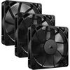 Image de CORSAIR RS120 120mm Ventilateurs PWM   Connexion Daisy-Chain   Faible Bruit   Roulement à Dôme Magnétique   Paquet Triple   Noir