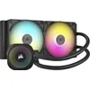 Image de CORSAIR iCUE Link Titan 280 RX RGB Refroidisseur Liquide pour CPU   280mm AIO   2X RX140 Ventilateurs RGB Inclus   Convient à Intel LGA 1851/1700, AMD AM5/AM4   Hub du Système iCUE Link Inclus   Noir
