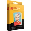 Image de KODAK Papier Photo Zink Autocollant, 5,1 x 7,5 cm (2 x 3 po, 20 Feuilles) Compatible avec Printomatic+, Slim, Smile+, Step Touch