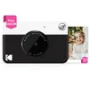Image de KODAK Printomatic Appareil photo numérique à impression instantanée couleur   Photos de haute qualité sur papier autocollant Zink 2 x 3"   5 MP, portable, cadeau créatif pour anniversaire, Noël   Noir