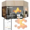 Image de Nanoleaf Elements Kit de Démarrage, 13 Panneaux LED Connectés Effet Bois - Appliques Murales Luminaires Intérieur Hexagonales Modulaires Variables Wi-Fi, Compatible Alexa, pour Salon Chambre Bureau
