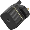 Image de Otterbox USB-C PD GaN UK Chargeur Mural 30W, USB-C Fast Charger pour Smartphone et Tablette, Testé Contre Les Chutes, Robuste, Ultra Durable, Noir