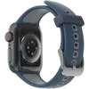 Image de Otterbox Bracelet All Day pour Apple Watch Series 10/9/8/7/6/SE 2e gen/SE 1e gen/5/4-40mm/41mm/42mm, Bracelet de rechange en silicone doux au toucher durable pour Apple Watch, Bleu/Gris