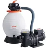 Image de VEVOR Pompe Filtre à Sable pour Piscines Hors-sol, 18000 L/h, Kit Combiné Pompe Filtration pour Piscines, 400 mm, 850 W, avec Vanne à 6 Voies, Panier-filtre, pour Piscines Domestiques, Commerciales