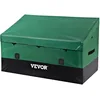 Image de VEVOR Boîte de Rangement Extérieur 1013 L Coffre de Stockage Jardin Étanche Portable Cadre Galvanisé Bâche PE Garder Outils Garage Jouets des Enfants pour Maison Camping Terrasse Piscine 147x86x108 cm