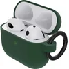 Image de Otterbox Coque Soft Touch pour AirPods 3e Gen 2021, Coque de Protection Antichoc, Anti-Chute, Ultra-Mince, Anti-Rayures et Anti-éraflures pour Apple AirPods, Mousqueton Inclus, Vert