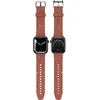 Image de Otterbox Bracelet Terrus pour Apple Watch 44/45/46mm, Bracelet de rechange en silicone doux au toucher durable pour Apple Watch, avec des éclats colorées en matériau recyclé, Rouge