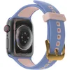Image de Otterbox Bracelet All Day pour Apple Watch 40/41/42mm, Bracelet de rechange en silicone doux au toucher durable pour Apple Watch, Bleu/Beige