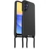 Image de OtterBox React Necklace Coque pour Samsung Galaxy A15 / A15 5G, Coque de Protection Ultra Fine avec Collier réglable et Amovible, testé Selon Les Normes Militaires, Noir