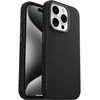 Image de Otterbox Coque Symmetry Series Cactus Leather MagSafe pour iPhone 15 Pro, Antichoc, résistante aux Chutes, Coque de Protection Fine, 3X testée Selon la Norme Militaire, Noir