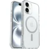 Image de Otterbox Coque Symmetry Series Clear MagSafe pour iPhone 16, Antichoc, Anti-Chute, Fine, supporte 3X Plus de Chutes Que la Norme Militaire, Transparent
