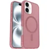 Image de Otterbox Coque Symmetry Series Clear MagSafe pour iPhone 16, Antichoc, Anti-Chute, Fine, supporte 3X Plus de Chutes Que la Norme Militaire, Transparent/Rose