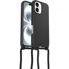 Image de Otterbox Coque React Series Necklace MagSafe pour iPhone 16, Coque de Protection Ultra Fine avec Collier réglable et Amovible, testé Selon Les Normes Militaires, Noir