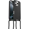 Image de Otterbox Coque React Series Necklace MagSafe pour iPhone 16 Pro, Coque de Protection Ultra Fine avec Collier réglable et Amovible, testé Selon Les Normes Militaires, Noir