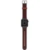 Image de Otterbox Bracelet All Day pour Apple Watch 40/41/42mm, Bracelet de rechange en silicone doux au toucher durable pour Apple Watch, Marron/Rouge