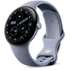 Image de Google Pixel Watch 4 (45 mm)   Montre connectée Android, Suivi de Remise en Forme, et Aide de Gemini   Boîtier en Aluminium Quartz Gris satiné   Bracelet Sport Quartz Gris   Wi-FI