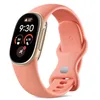 Image de Google Fitbit Edge boîtier Champagne Doré/Bracelet Sport Rose Pêche | Bracelet d'activité sport, coach bien-être, suivi du sommeil, affichage facile, batterie rapide, compatible Android et iOS